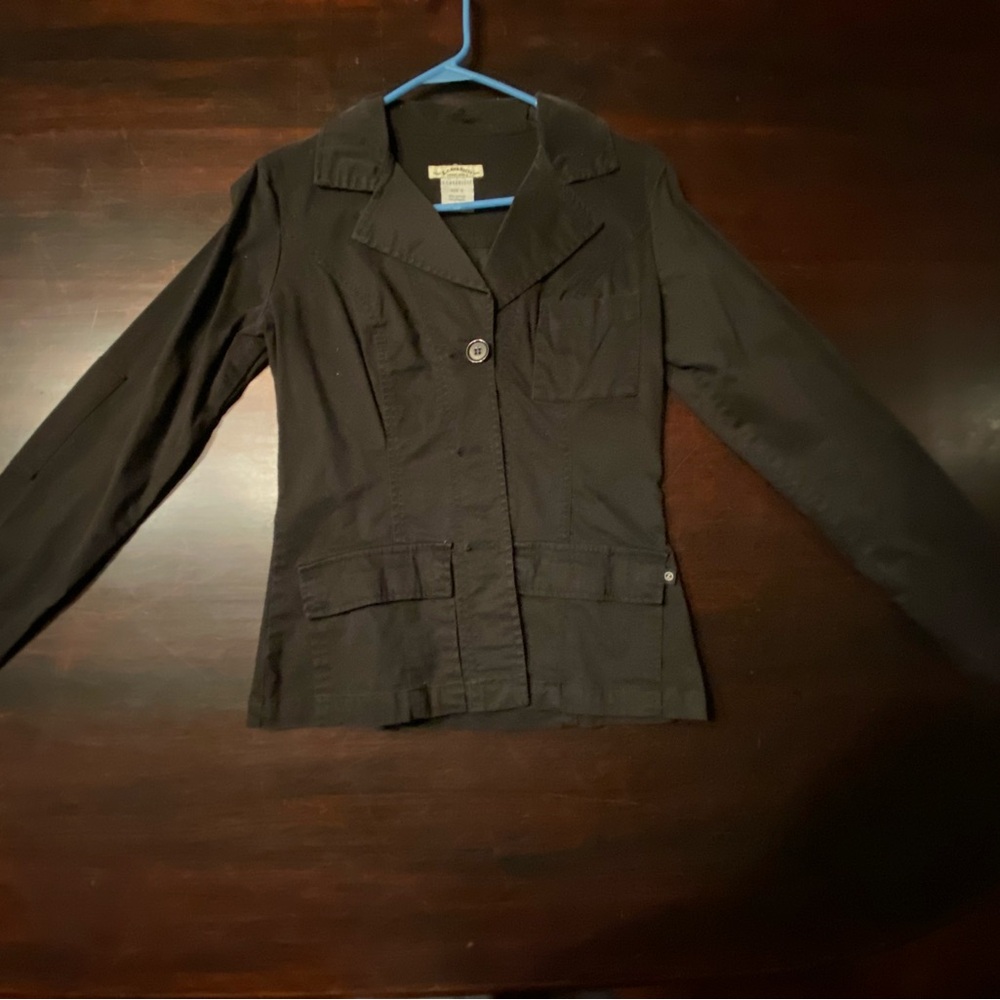 Vintage Z Cavaricci Women’s Black Lightweight Fitted Blazer, size Small